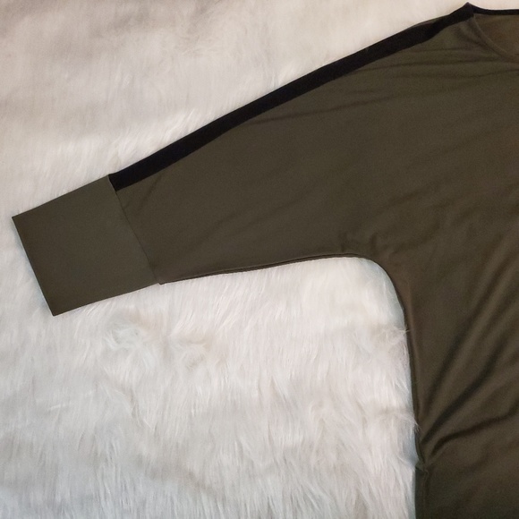 Calvin Klein casual blouse color olivo size L - Picture 2 of 5